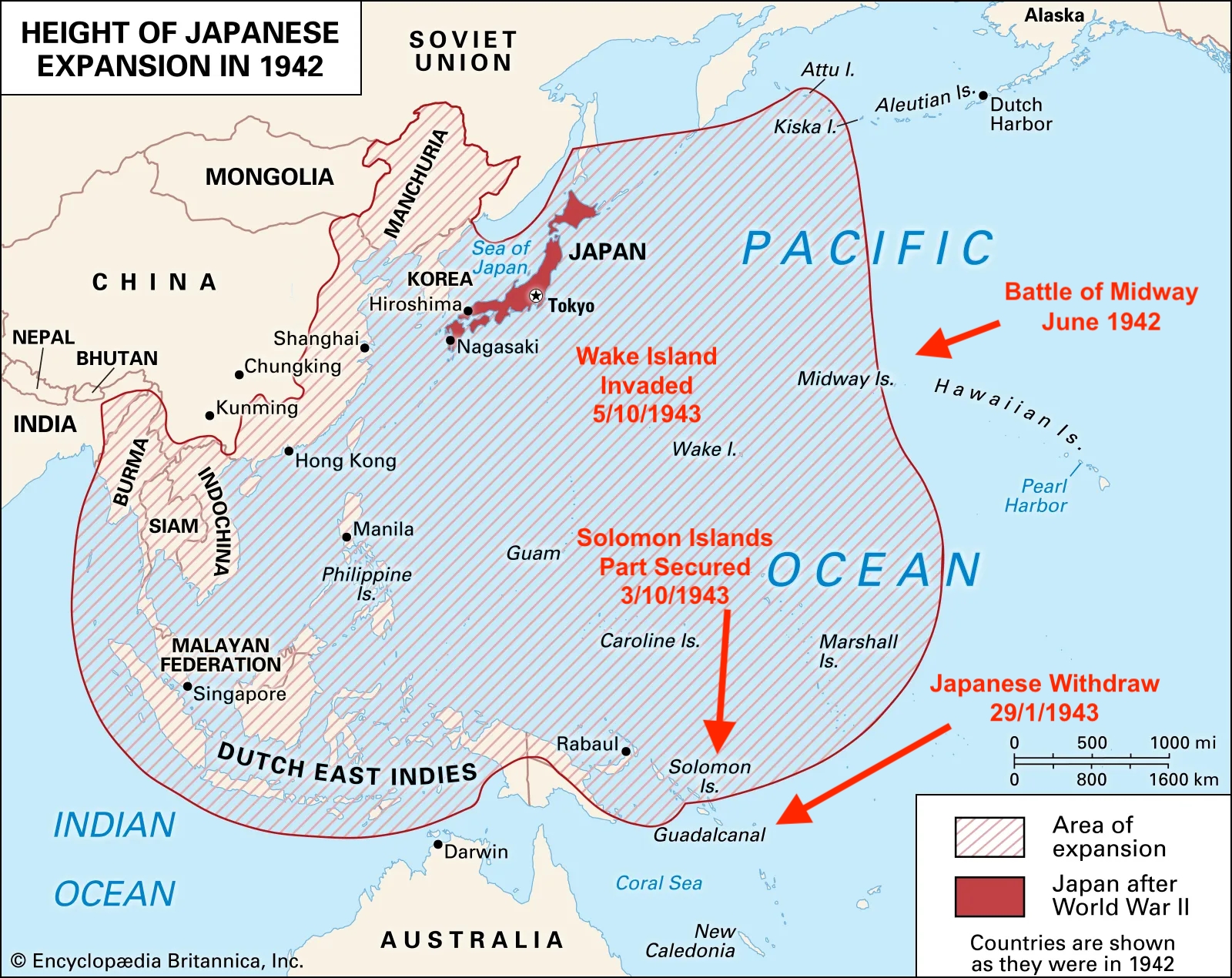 Pushing back the Japanese